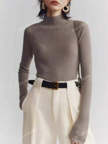 Elegant Turtleneck Pullover Sweater