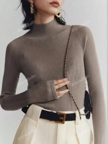Elegant Turtleneck Pullover Sweater
