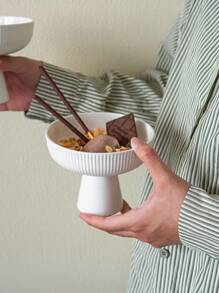 CMYD Studio 1 chiếc bát đựng sữa chua bằng gốm đơn giản, bát đựng trái cây, cốc đựng kem, màu trắng, thích hợp cho bàn ăn, phòng khách, bữa sáng, ngũ cốc, đồ dùng học tập bằng sữa, quà tặng Giáng sinh - Nhiều màu - Xem 9