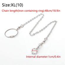 1set Stainless Steel Parrot Bird Harness & Leash, All Seasons - White - View 13