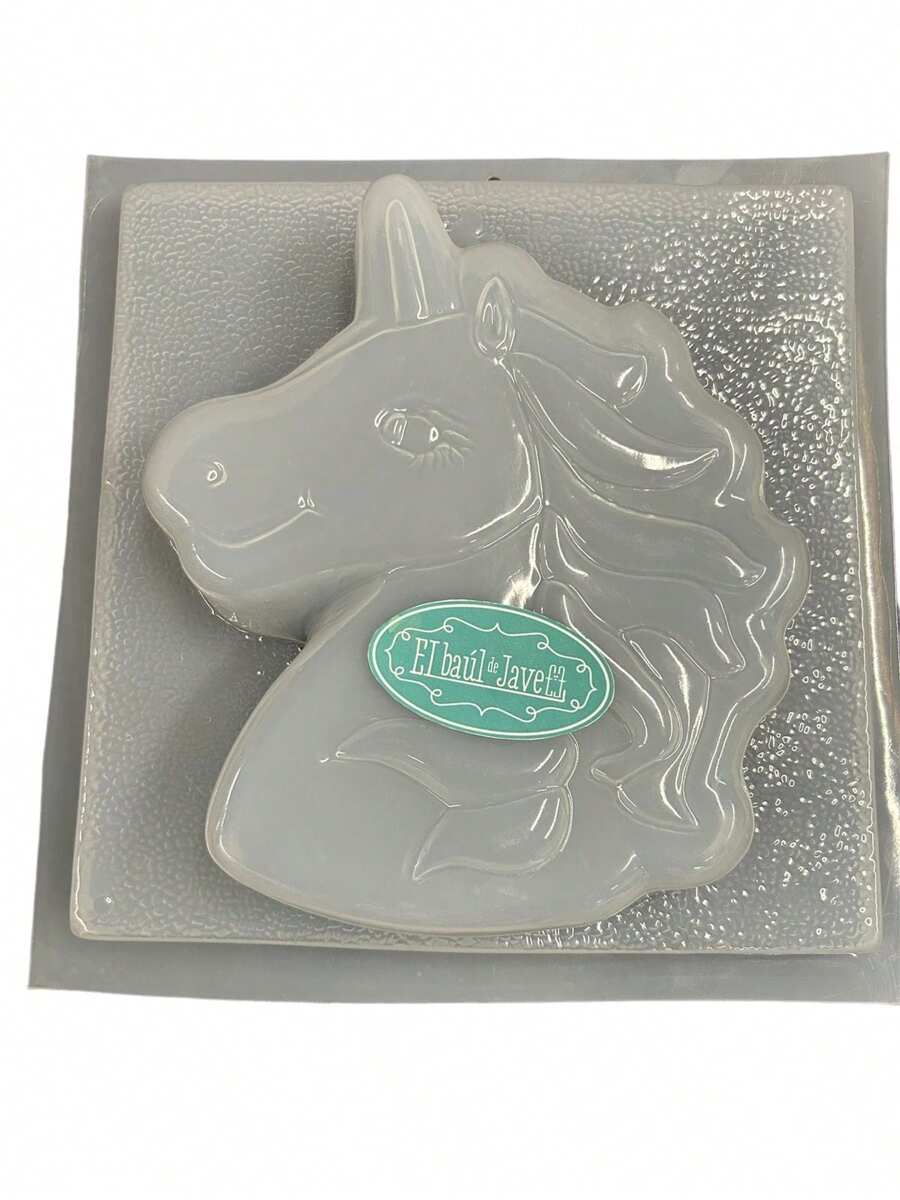 Molde para gelatina en forma de Cara de unicornio grande. - Blanco - Ver 1