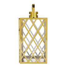 ANTON 14"H STAINLESS STEEL LANTERN