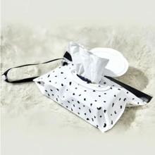 2 件装婴儿湿巾分类袋 - 便携式翻盖湿巾包密封压缩湿巾储存袋婴儿洗澡家庭装饰礼物