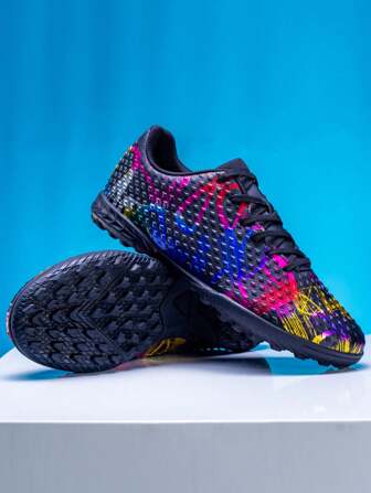 Men's Football Shoes Adult Short Studs Anti-Slip Training Sports Shoes, Latest Broken Nail Competition Soccer Shoes For Teenagers