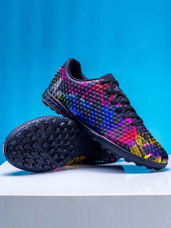 Herren Fußballschuhe für Erwachsene mit kurzen Stollen, rutschfeste Trainingssportschuhe, neueste Wettkampf-Fußballschuhe mit gebrochenen Nägeln für Teenager