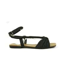 Women Flat Sandals - màu đen - Xem 2