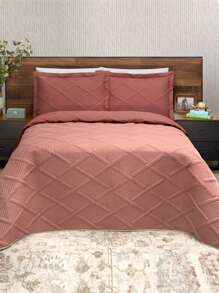 Home Elephant Edredón Ligero con Funda Capitonada Matrimonial Dos Vistas Suave - Naranja - Ver 6