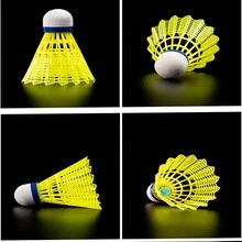 12pcs Foam Badminton Shuttlecock, Colorful Plastic Feather Shuttlecock, Durable Outdoor Training Nylon Feather Shuttlecocks - Multicolor - View 9