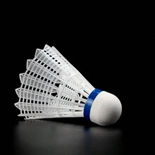 12pcs Foam Badminton Shuttlecock, Colorful Plastic Feather Shuttlecock, Durable Outdoor Training Nylon Feather Shuttlecocks - Multicolor - View 7