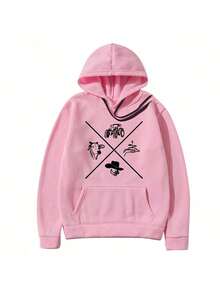 Men Sweatshirts - 淺粉色 - 查看 2