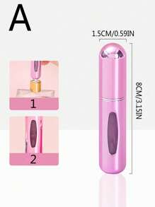 Refillable High-End Perfume Atomizer, Portable Mini Spray Bottle For Travel, Empty Fragrance Decanting Vial - Multicolor - View 2