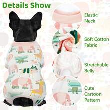 狗狗睡衣，可爱狗狗睡衣，狗狗睡衣，透气材质宠物睡衣，四脚狗狗睡衣，圣诞狗狗睡衣