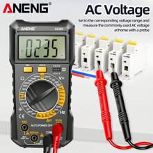 ANENG SZ304 Digital Multimeter AC Voltmeter Ammeter Non-Contact Voltage Detector Electric Current Tester Hz Diode Capacitor - Multicolor - View 5