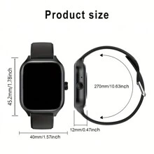 Hot! Unisex Silicone Strap Sports Smart Watch With Dialing/Answering Calls, Pedometer, Calorie & Distance Tracking In Multiple Sports Modes, Call & Message Reminder. 1.73 Inch Full Touch HD Screen Compatible With Android/IOS Phones - Multicolor - View 8