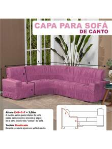 Sofa Covers - Màu Hồng baby - Xem 5