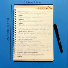 Cuaderno de práctica de caligrafía a mano para adultos y adolescentes - guía de mejora de la escritura caligráfica elegante con papel de alta calidad para principiantes, a partir de 14 años - Multicolor - Ver 2