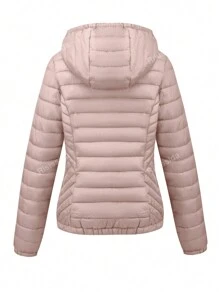 Risissida Women's Fall/Winter Minimalist Outdoor Padded Coat , Hooded, Puffer Jacket With Pockets, Windproof & Casual