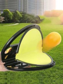 1set Table Tennis, Ball Toss, Hand Grip, Traditional Training Of Throwing And Catching The Ball, Fun Hand Pinch Ball, Outdoor Interactive Games, Play Toys For Two,Adult Party Games Suitable For Halloween/Christmas/Thanksgiving - Multicolor - View 1