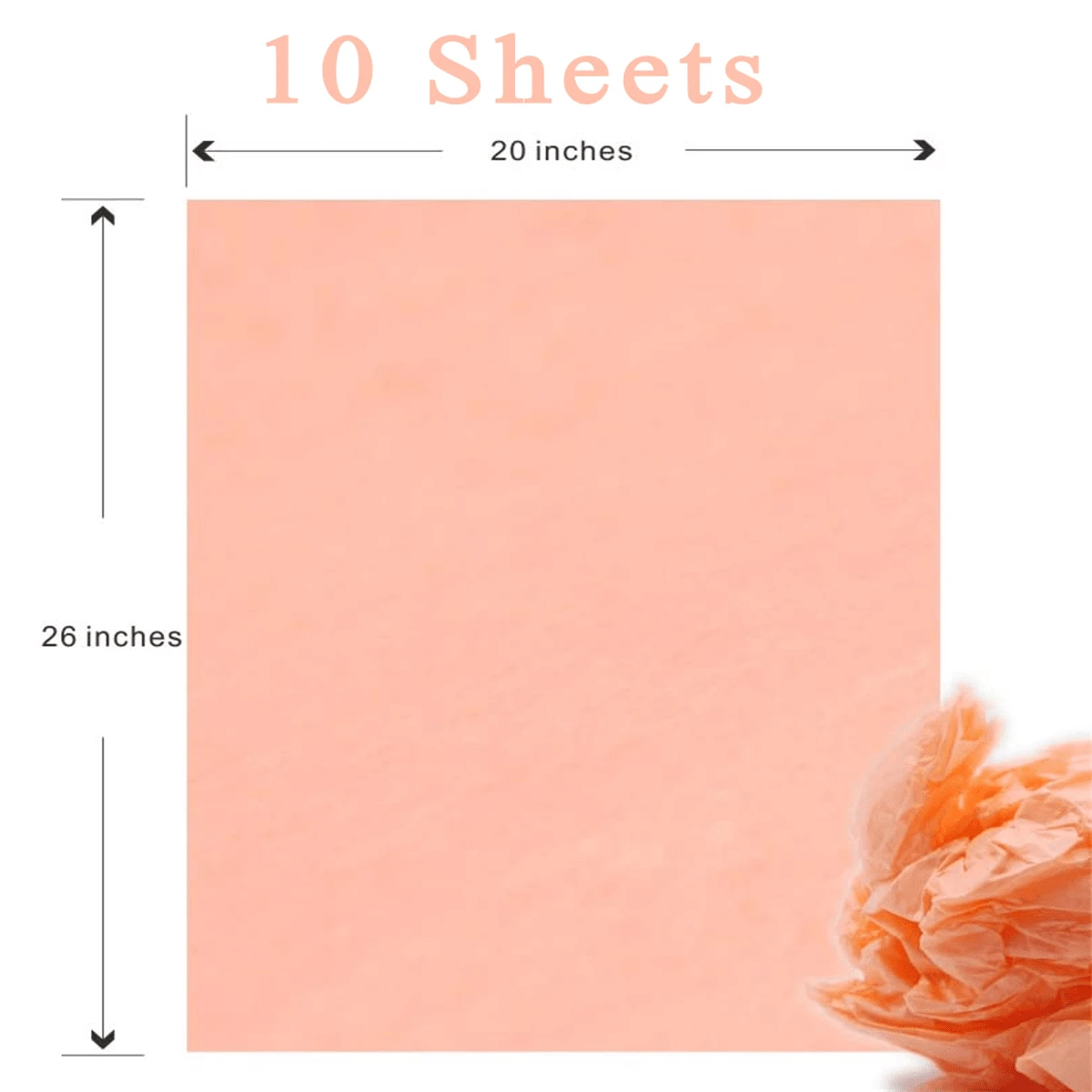 10 Sheets Macaron Colors Assorted Wrapping Paper Tissue Paper Bulk
