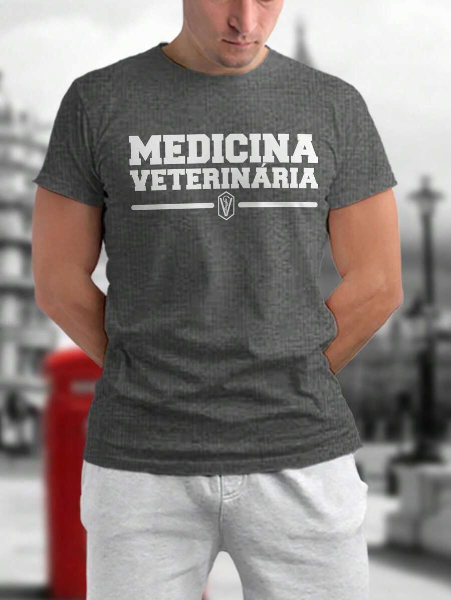 Men T-Shirts - 深灰色 - 查看 1