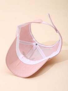 Bow Decor Girls' UV Ion Sun Hat, Kids Fashion Visor Cap, Half-Brim Princess Summer Sun Hat - Multicolor - View 5