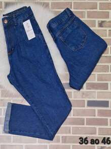 Women Jeans - Rửa tối - Xem 4
