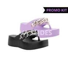Women Platforms & Wedge Sandals - LIÊN KẾT VÀ ĐEN - Xem 1