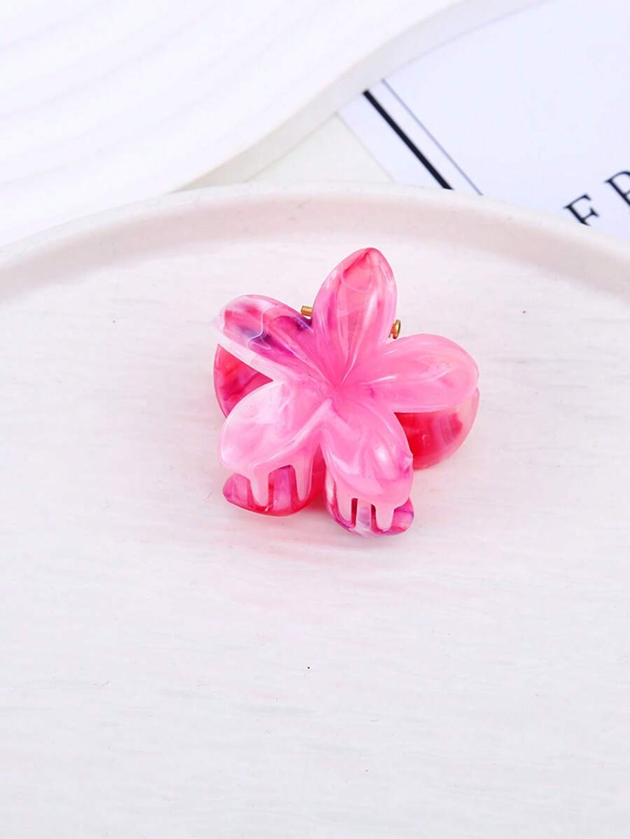 2024 Fashion, TwoTone Marble Fresh Hair Claws, Lady Hair Grips