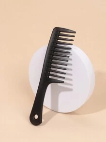 1 chiếc lược răng rộng cực dày, lược chải tóc để gỡ rối, lược chải tóc chống tĩnh điện, lược cắt tóc, cho gia đình & salon, lược tạo kiểu, lược chải tóc có tay cầm - trắng - Xem 7