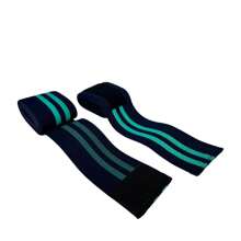 Vendas para Rodilla, Knee Wraps, Soporte para las rodillas, Pesas, Crossfit, - Verde Oliva - Ver 4