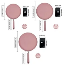 Non-Stick Aluminum Pancake Pan With Gifted Oil Brush, Spreader And Eggbeater, Suitable For Electric And Gas Stoves Seafood Boil - Frying Pan Set (6 Pieces) - View 3