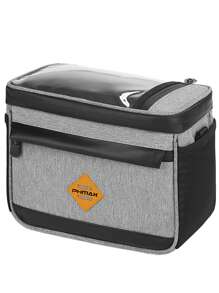 X-TIGER Túi ghi đông xe đạp có dây đeo vai và tấm che mưa có thể tháo rời, chất liệu màn hình cảm ứng trong suốt ở phía trên và khuôn nhôm cách nhiệt bên trong, phù hợp với hầu hết các loại xe đạp - Nhiều màu - Xem 12