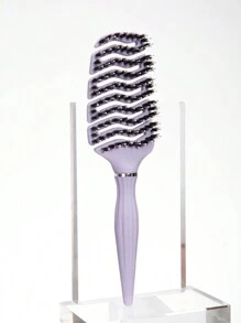 1入組梳子，解髮梳，彎曲透氣的髮刷，適用於女性男性兒童，卷曲厚長短濕或乾髮，更快速的吹乾髮型 - 彩色 - 查看 9