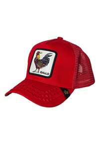 GORRA ANIMALES GALLO TRUCKER TRAILERO - Rojo - Ver 2