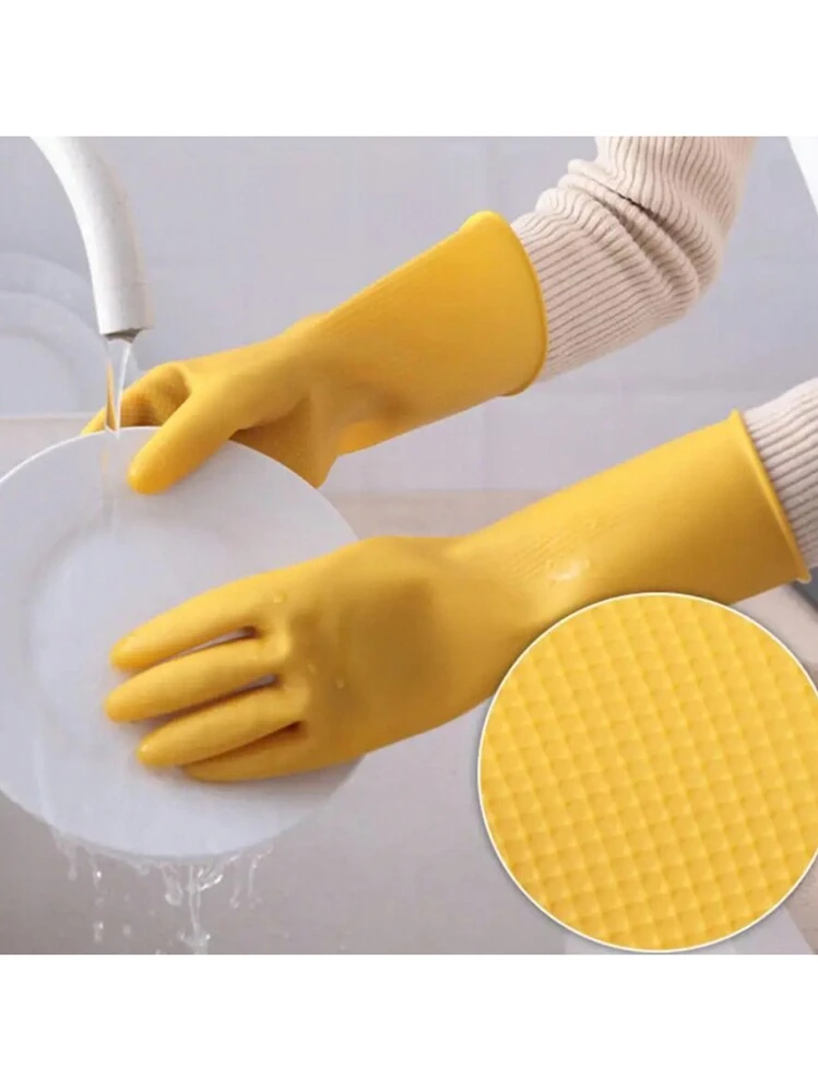 CHGANG Guanti usa e getta, 100 pezzi, guanti usa e getta per alimenti, senza lattice e guanti in plastica multiuso per la preparazione degli alimenti, per cucinare, taglia unica