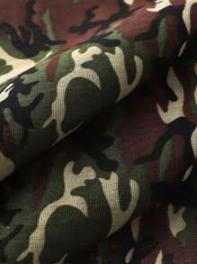 1pc Women Scarves Bohemian Style Vintage Camouflage Print 53cm Bandana Headband, Fashionable Sports Towel And Casual Scarf, Suitable For Outdoor Activities,School Silk Scarves