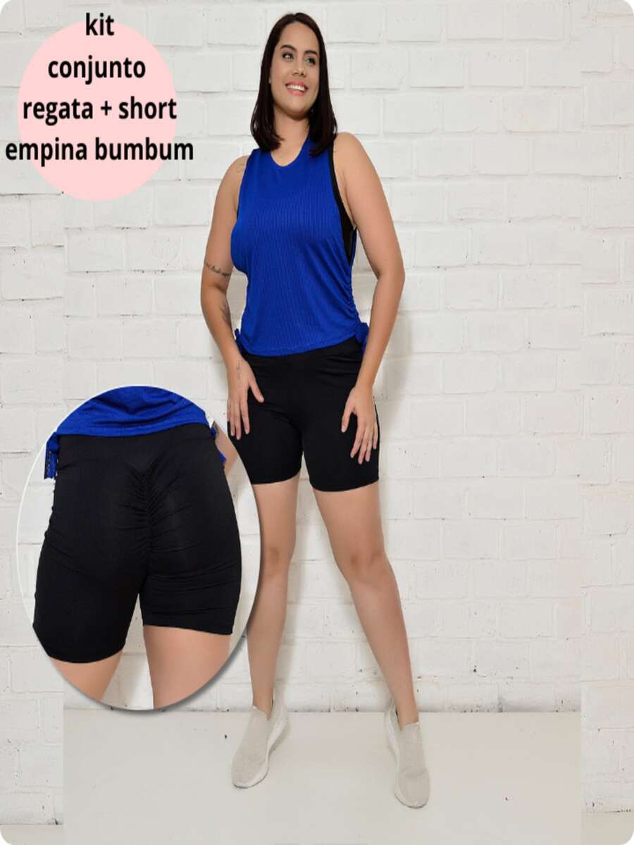 Women Sports Sets - Xanh đậm - Xem 1