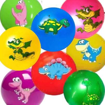 Pelotas con Diseño de Dinosaurio para Fiesta y Regalo | Juguete Infantil para Niño y Niña