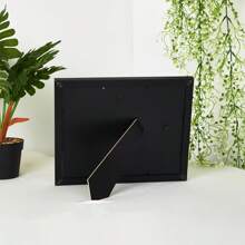 Personalized Custom Wedding Photo Frame, Holiday Gift, Wooden Photo Frame, Picture Frame, Customized Photo Frame, Personalized Photo Gift, Custom Photo Gift, Personalized Wooden Photo Frame Gifts Birthday Graduation - Black - View 4