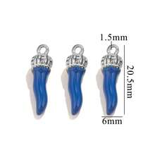 4pcs 304 Stainless Steel Enamel Oil Dripping Chili Pepper Pendant Charms Daily Wear Women's Gift Bracelet Earrings DIY Jewelry Accessories Necklace Pendant Bracelet Earrings - Pendants - View 22