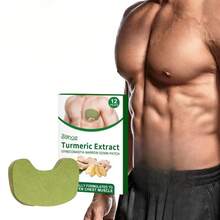 12/36pcs Men's Chest Care Pads, Body Care Patch - Green - View 1