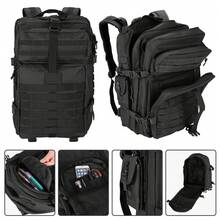 40L Military Tactical Backpack For Outdoor Waterproof Hiking Camping Travel Military Tactical Backpack Daypack Bug Out Bag 40L Rucksack Travel Camping Hiking Army Backpack Bag - Black - View 5