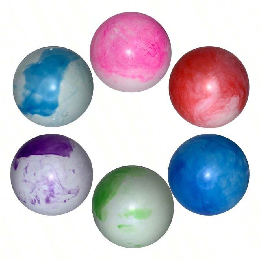 45 Pelotas Vinil Colores Fiesta Regalo Juguete Niño Niña - Multicolor - Ver 1