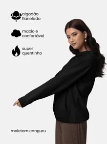 Women Sweatshirts - 黑色 - 查看 4