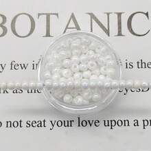 20g/Pack, Approx. 500pcs 3mm Solid Color Glass Seed Beads For DIY Jewelry Making - Multicolor - View 28