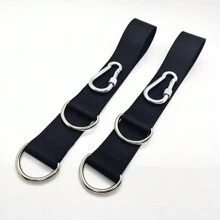 2pcs Heavy Duty Tree Swing Straps With Steel Carabiners - 2000 Lb Capacity, Easy Installation And Safer Lock Snap, Carry Pouch Included,Adult Party Games Suitable For Halloween/Christmas/Thanksgiving