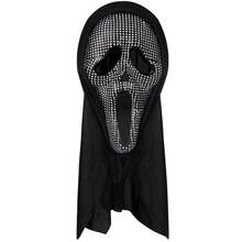 1PC Halloween Scream Ghost Face Mask With Diamond COS Makeup Ball Costume Props - Multicolor - View 6