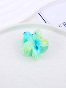 2024 Fashion, Two-Tone Marble Fresh Hair Claws, Lady Hair Grips. Piranha De Florhair Clip Hair Jaw Clip Hair Clamps