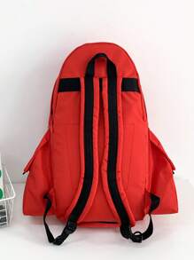 新款時尚女背包，輕鬆日常背負，大容量，適合學生和短途旅行。獨特的飛機造型包袋，限量設計。 - 紅色 - 查看 5