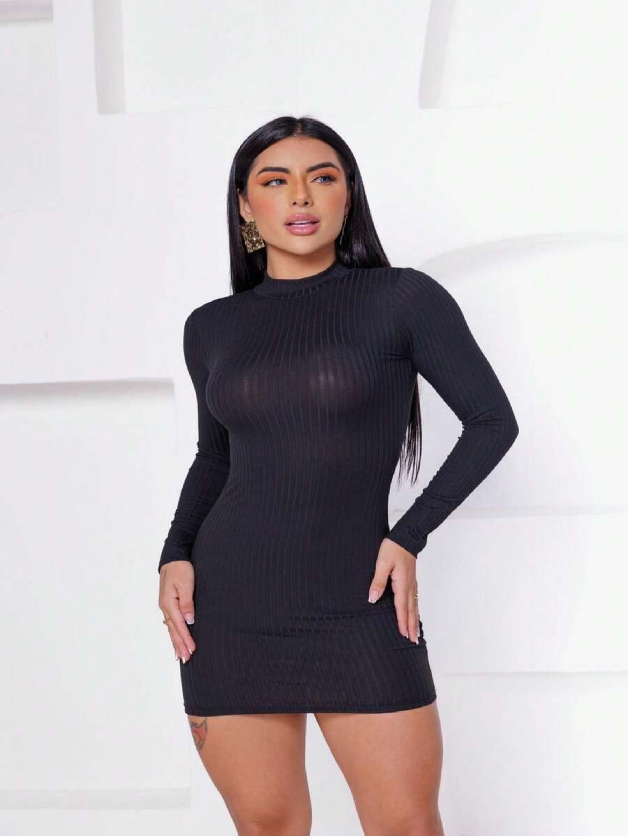 Women Short Dresses - màu đen - Xem 1